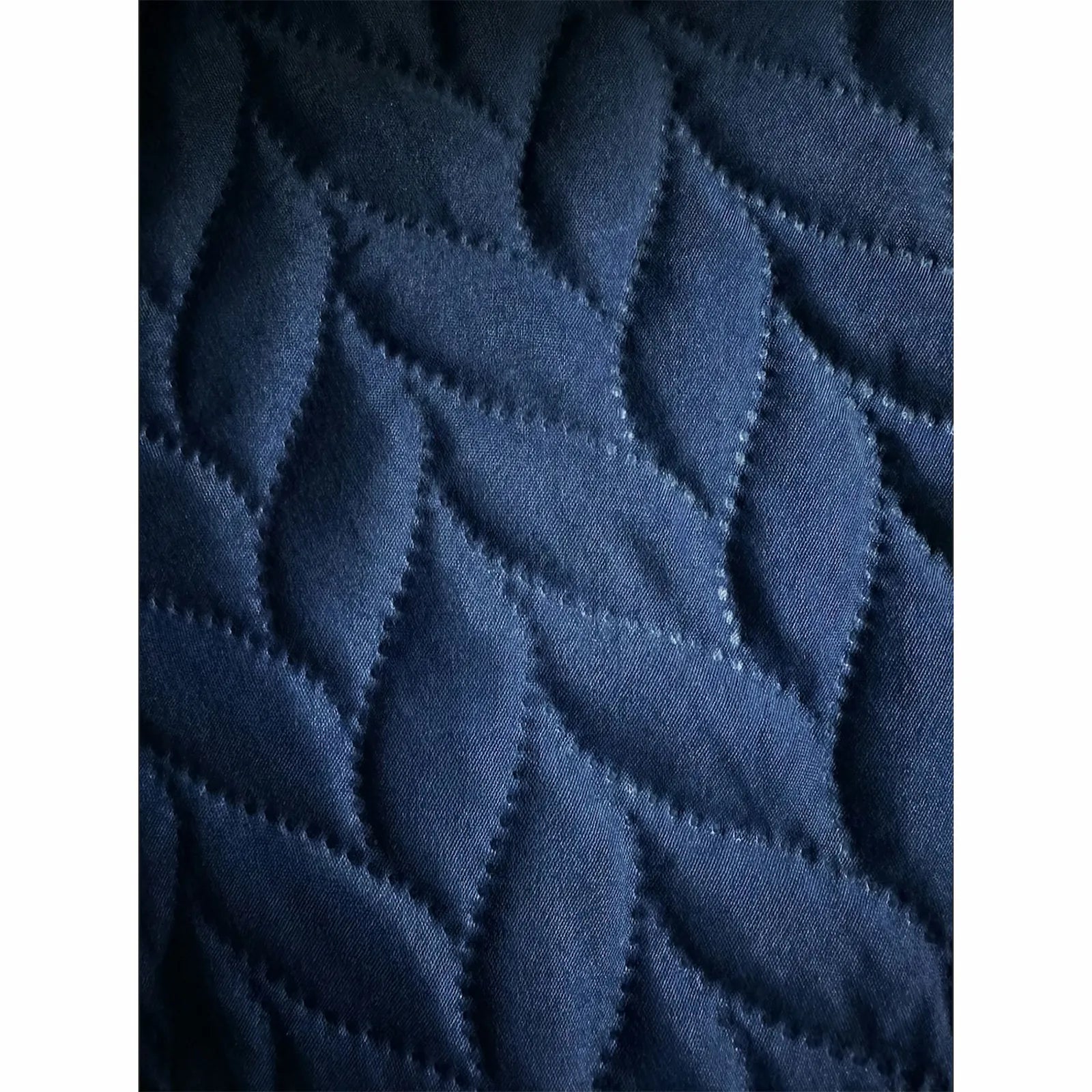 LuxeCotton Midnight Navy Bedspread with Pillow Covers
