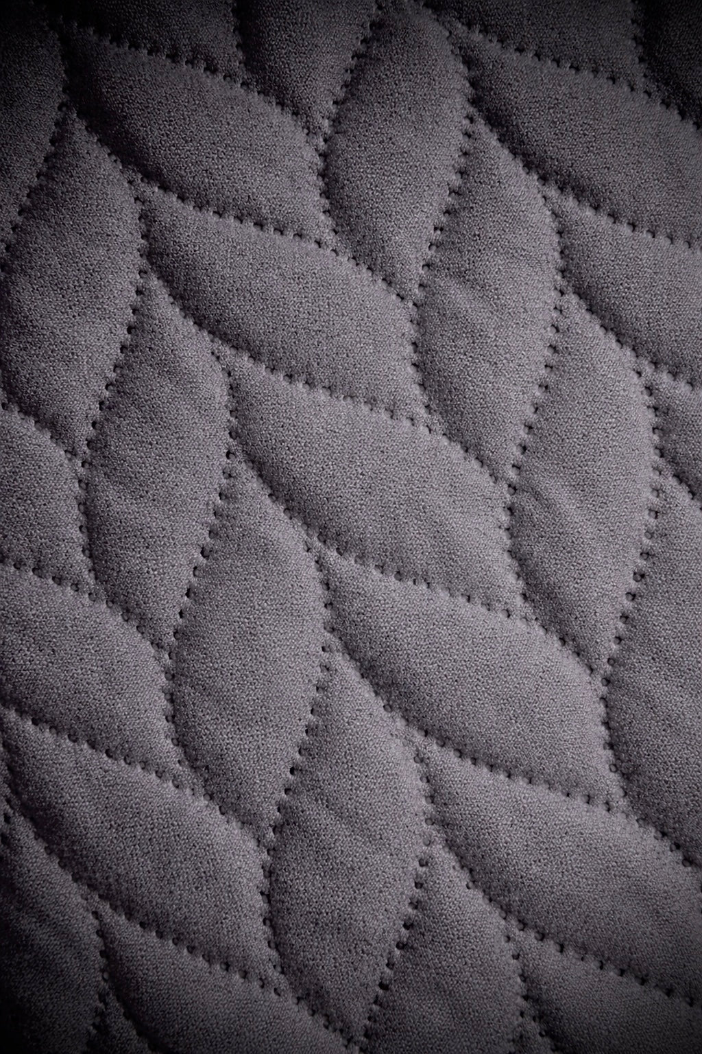 Shadow grey bed spread