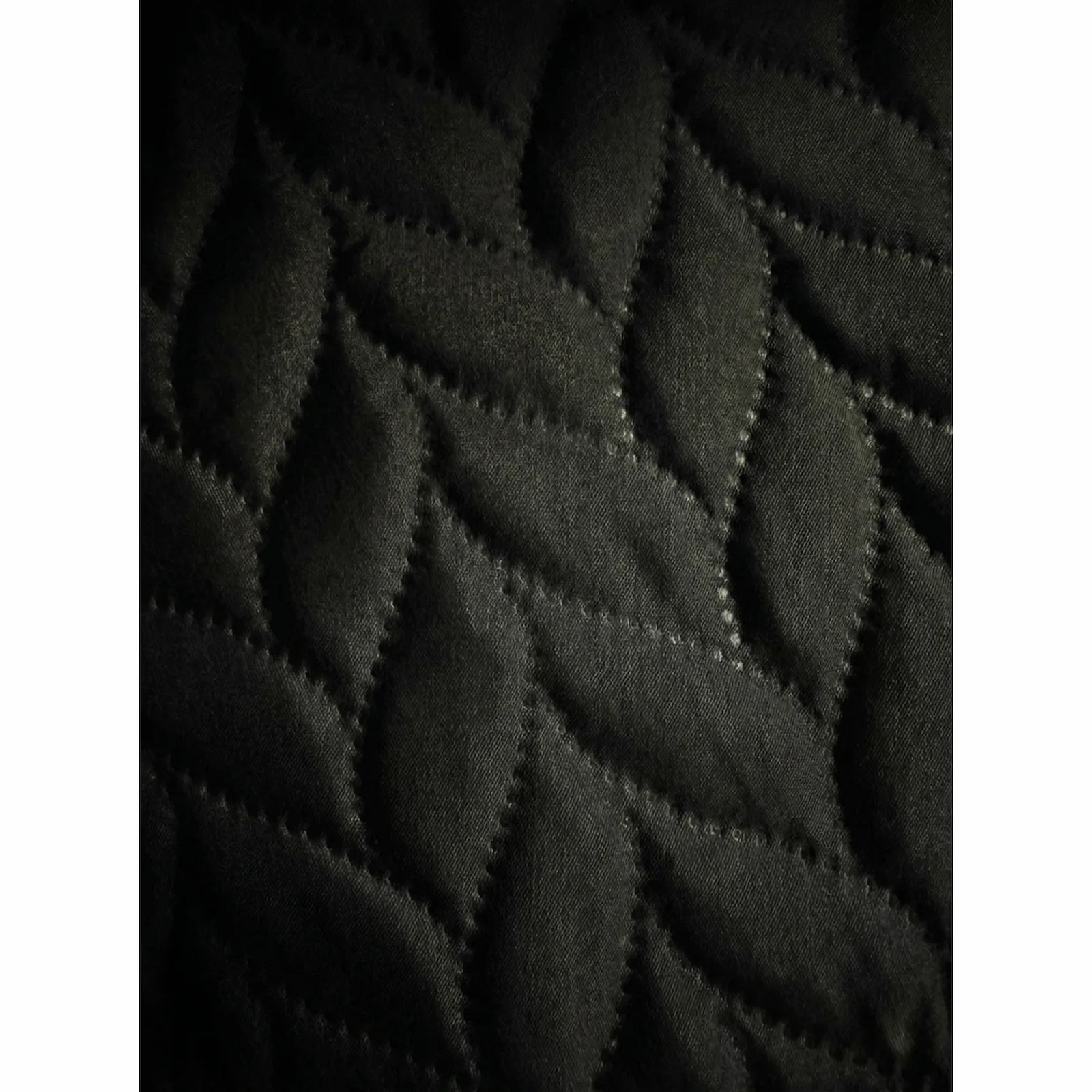 LuxeCotton Shadow Black Bedspread with Pillow Covers

