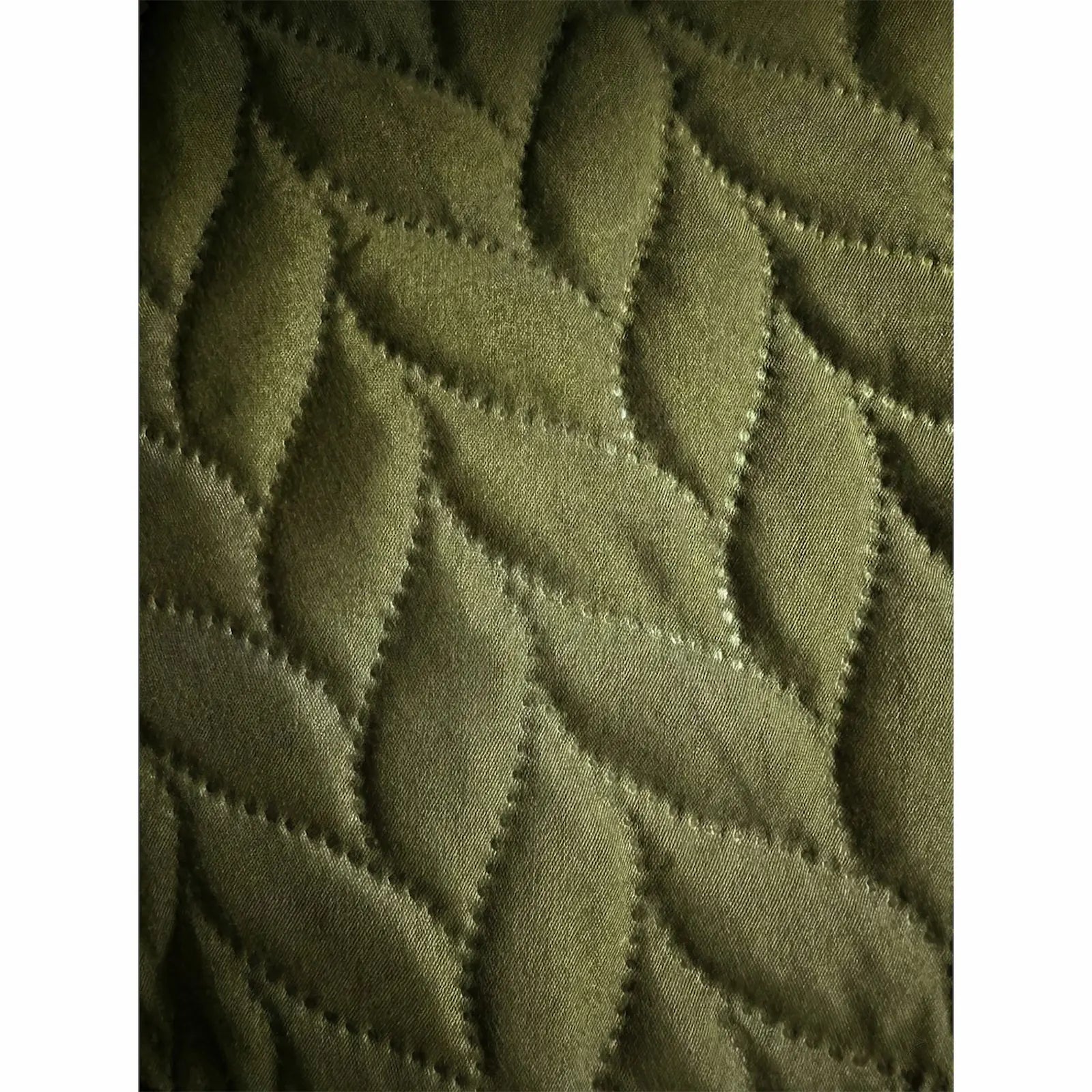 LuxeCotton Heritage Olive Bedspread with Pillow Covers

